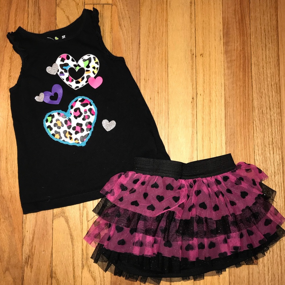 💘 5 for $8 💘 Tank Top and Tutu Style Skirt